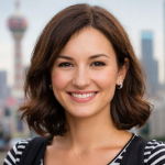 Chloe Dubois – France solo female traveler experiencing private luxury China tour in Shanghai and Suzhou, visiting classical gardens and traditional silk workshop with Origin China Travel portrait